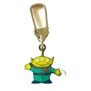 Vintage Disney Toy Story Little Green Men Zipper Pull Purse Charm Disneyana